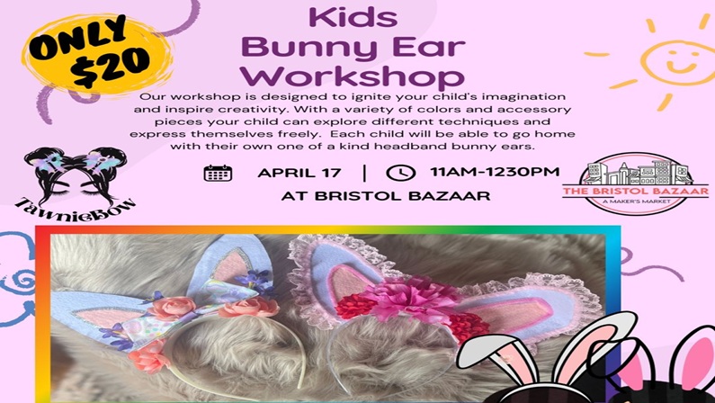 Kids Bunny Ear Workshop at The Bristol Bazaar