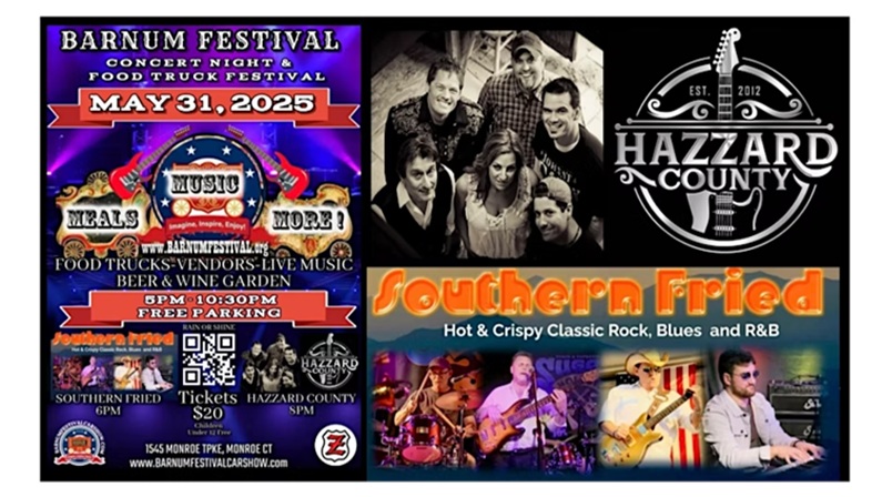 Concert & Food Truck Festival: Hazzard County & Southern Fried at the Barnum Festival