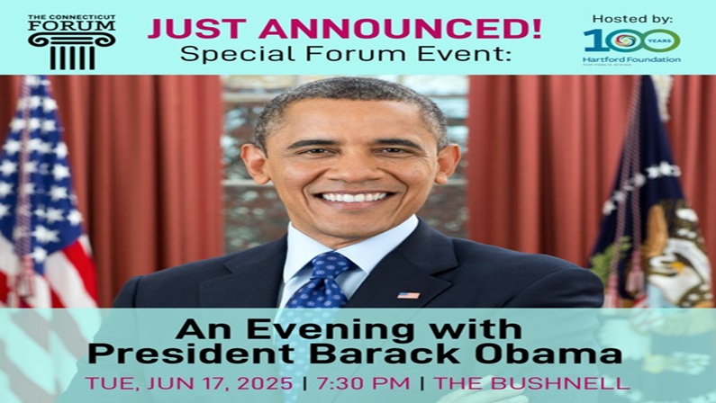 Connecticut Forum Special Event: An Evening with President Barack Obama at The Bushnell