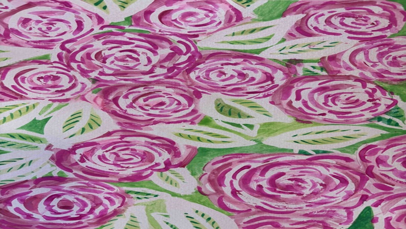 Art•Bar Happy Hour: Positive/Negative Watercolor Design #1 at Florence Griswold Museum