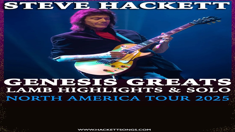 Steve Hackett – Genesis Greats, Lamb Highlights & Solo North American Tour 2025 at Ridgefield Playhouse