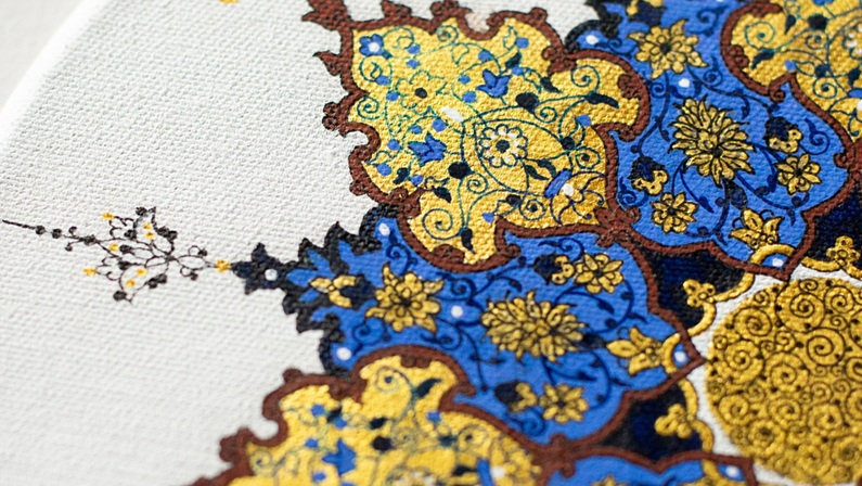 Islamic Illuminated Art Workshop with Khalida Marefat at the Connecticut Museum of Culture and History