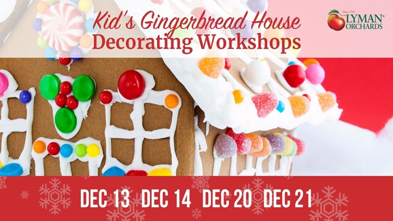 Kid’s Gingerbread House Decorating Workshop at Lyman Orchards