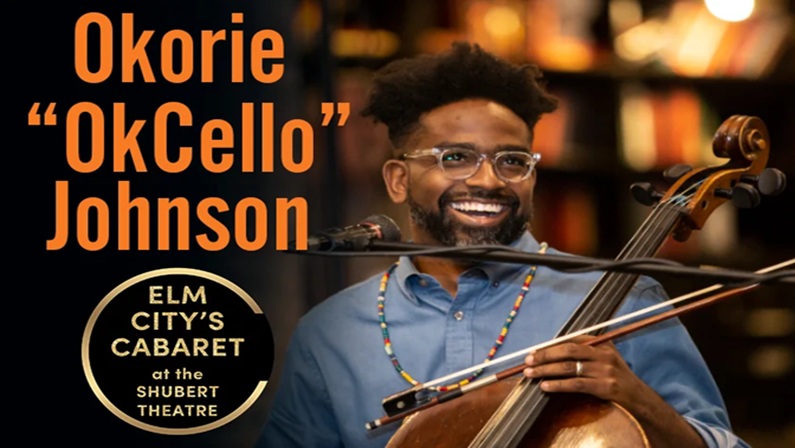 Okorie “OkCello” Johnson at Shubert Theatre