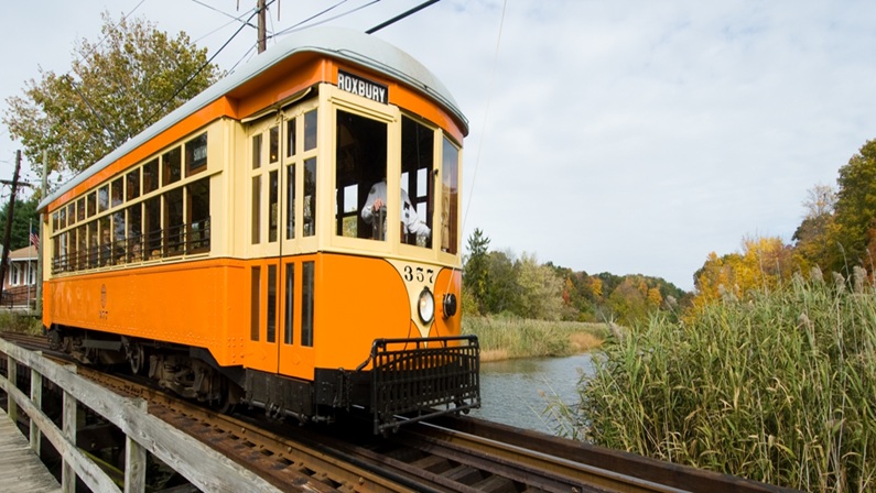 School Vacation Trolley Rides at the Shore Line Trolley Museum