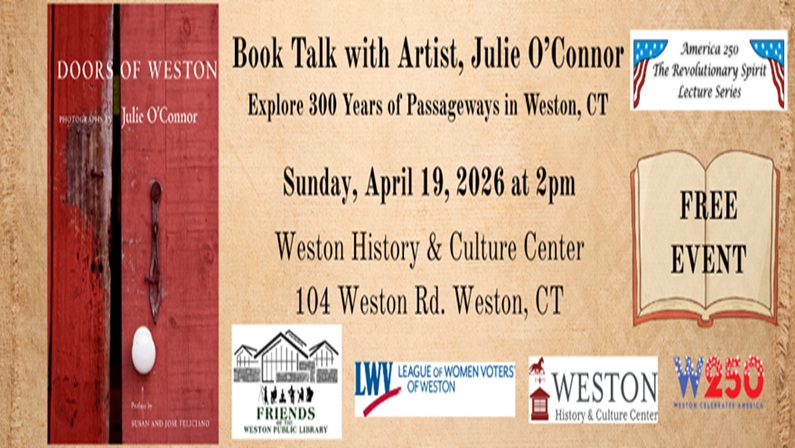 Doors of Weston: A Talk with Artist Julie O’Connor at Weston History & Culture Center