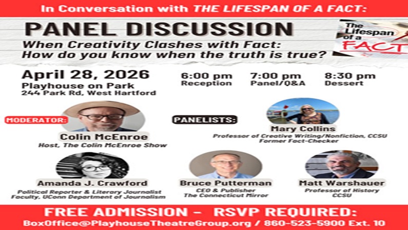 Panel Discussion: When Creativity Clashes with Fact at Playhouse on Park