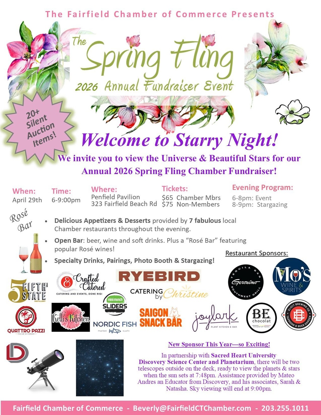 Spring Fling Annual Fundraiser: Starry Night at Penfield Pavilion