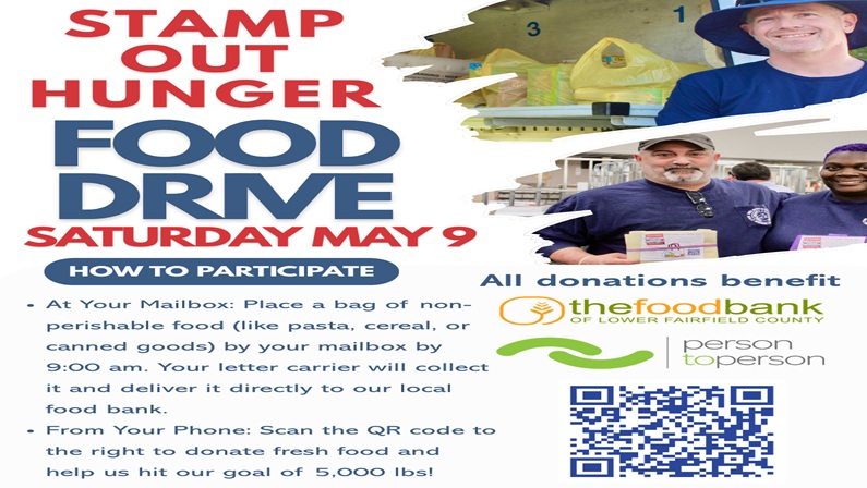 Stamp Out Hunger Food Drive in Lower Fairfield County