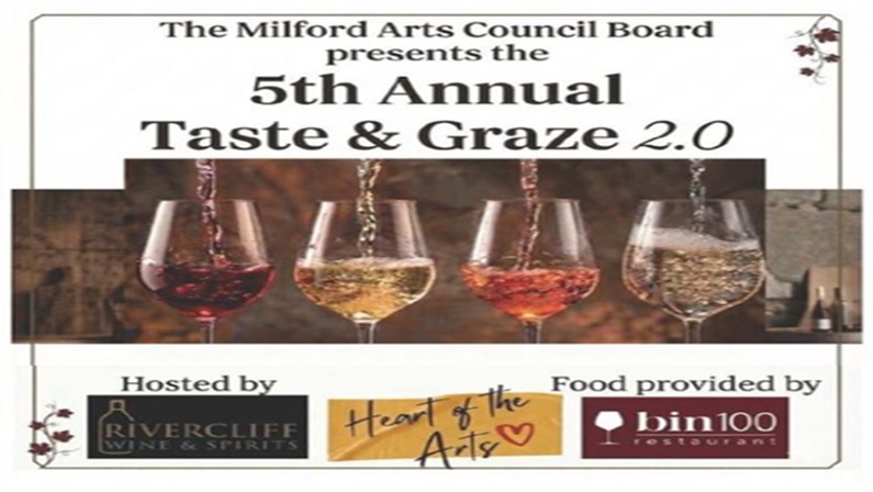 Taste & Graze 2.0 Fundraiser Event at Milford Arts Council (MAC)