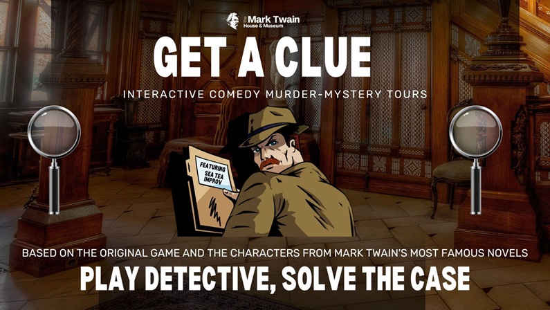 Get a Clue with Sea Tea Improv 2026 at Mark Twain House & Museum