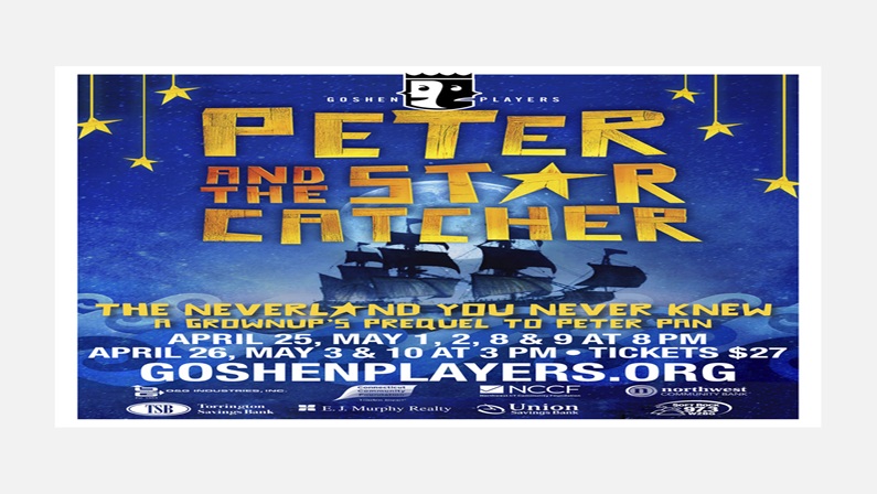 Goshen Players Presents Peter and the Starcatcher at Goshen Players