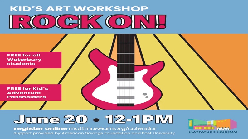 Kids Art Workshop: Rock On! at Mattatuck Museum