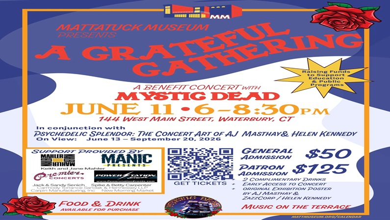 The Mattatuck Museum Presents: A Grateful Gathering: A Benefit Concert with the Mystic Dead
