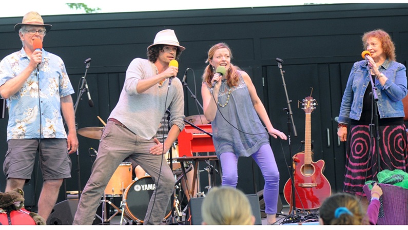 The Hall Family at Levitt Pavilion