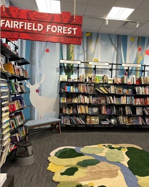 Children’s Storytime in the Fairfield Forest at Fairfield University Store