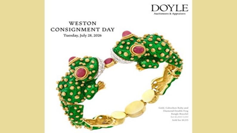 Doyle Appraisal and Consignment Day at Weston History & Culture Center