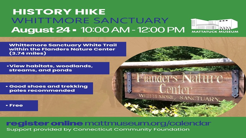 History Hike: Whittemore Sanctuary at the Mattatuck Museum