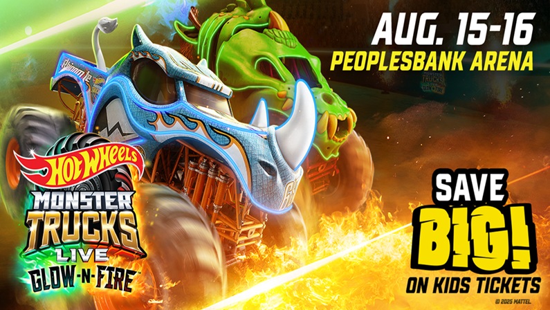 Hot Wheels Monster Trucks Live™ Glow-N-Fire at PeoplesBank Arena