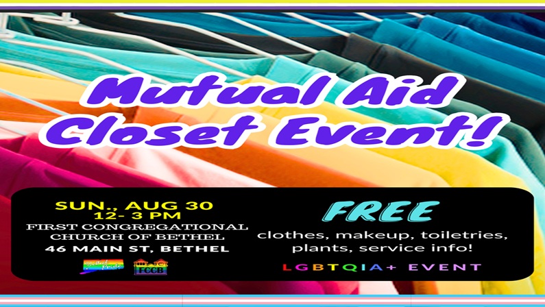Mutual Aid Closet Event at First Congregational Church of Bethel