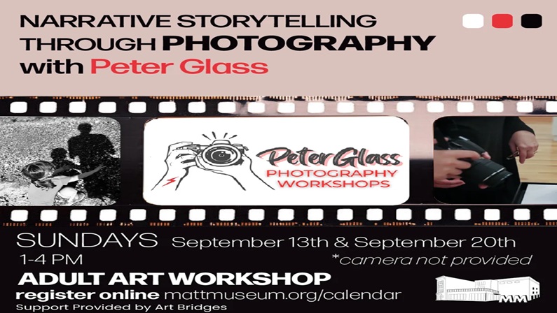 Narrative Storytelling Through Photography Workshop at Mattatuck Museum