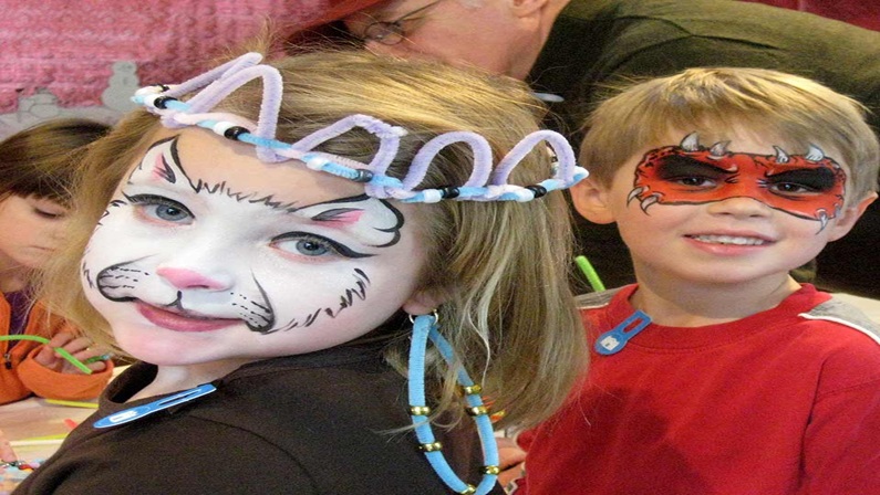 Face Painting & Faerie Hair at Florence Griswold Museum