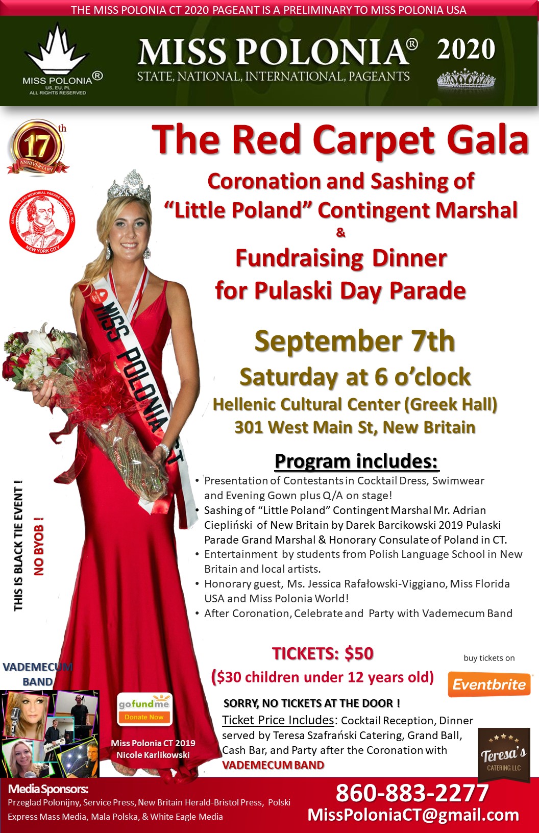 Miss Polonia Connecticut 2020 Pageant